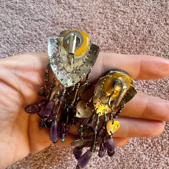 Rare Tabra Vintage Abalone Shell and Amethyst - Picture 8 of 8